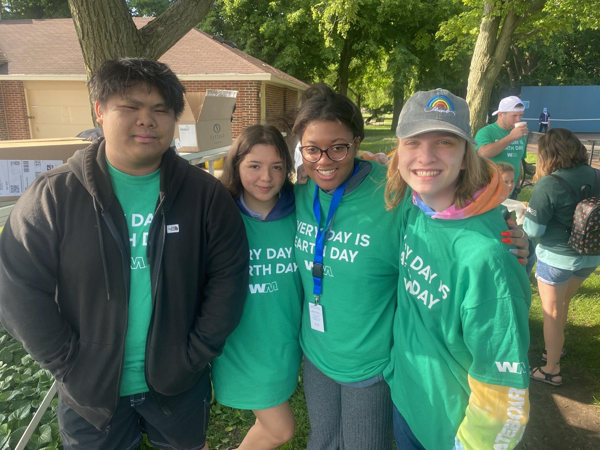 Beach clean-up event
